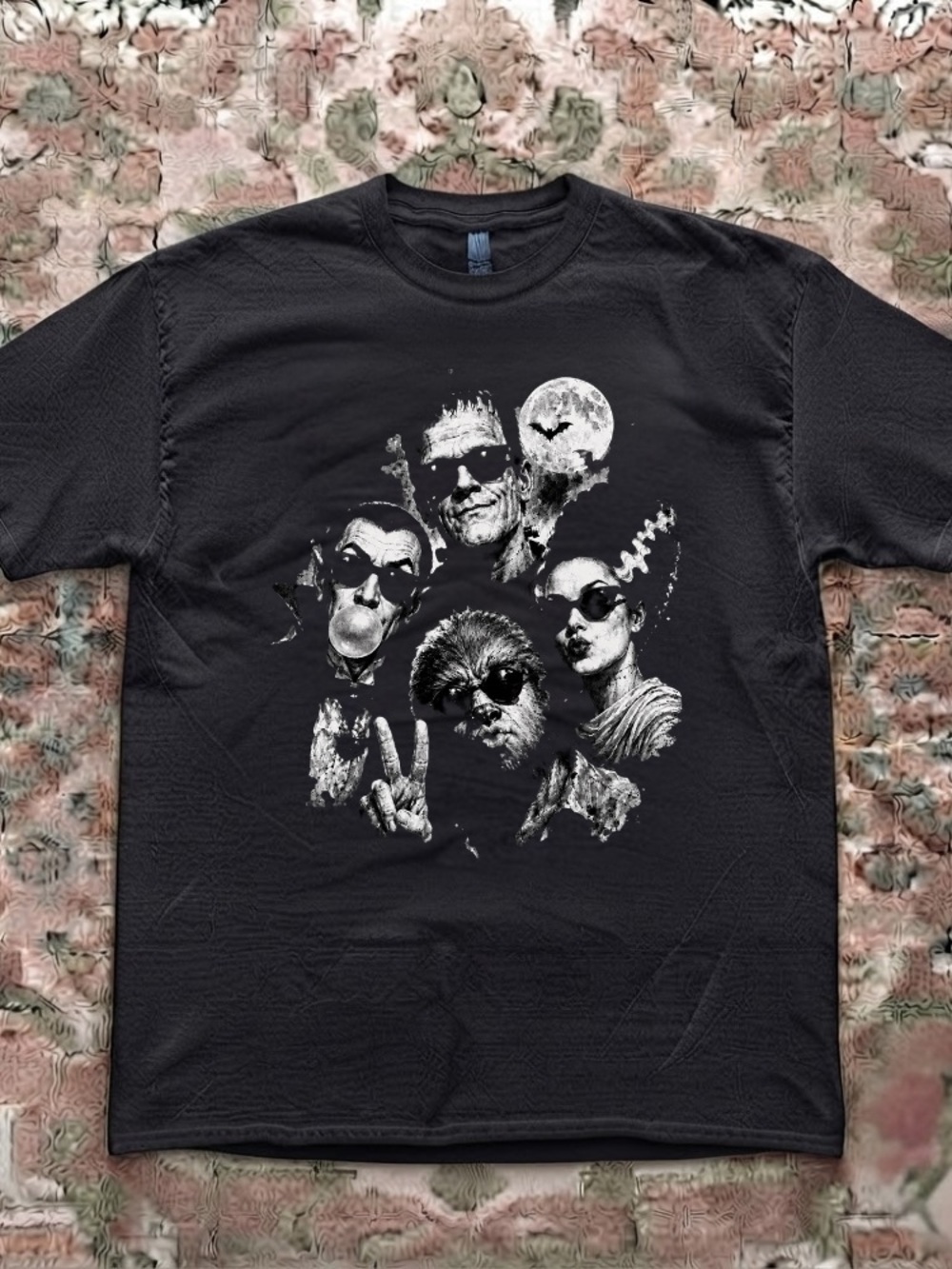 Halloween Monster Portraits Graphic Tee
